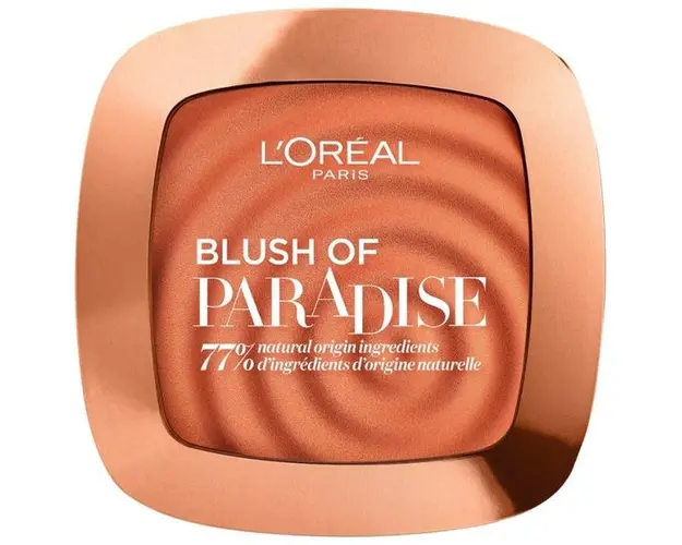 Fard de Obraz Pudra - L&#039;oreal Paris Blush of Paradise, nuanta 01 Life is a Peach, 9 g