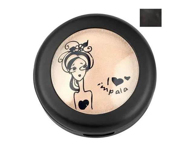 Fard de Pleoape Mono Sidefat Cream Powder, Nuanta CP11 Midnight Black,, Impala, 2.5 g
