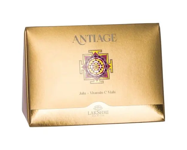 Fiole cu Jalu, Vitamina C si Acid Hialuronic - Lakshmi Antiage Jalu + Vitamin C Vials, 15 x 0,8 ml
