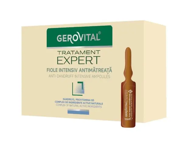 Fiole Intensiv Antimatreata Gerovital Tratament Expert, 10 fiole x 10ml