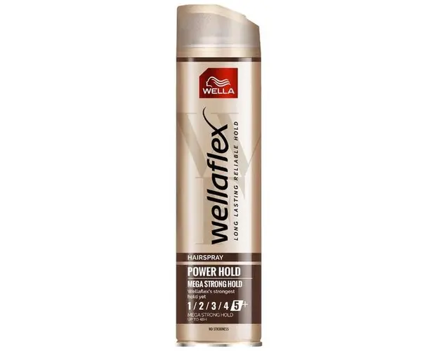 Fixativ cu Fixare Mega Puternica - Wella Wellaflex Hairspray Power Mega Strong Hold, 250 ml