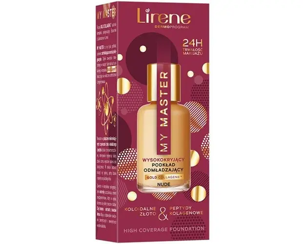 Fond de ten cu aur coloial si colagen - acoperire mare 03 Nude My Master, 30ml