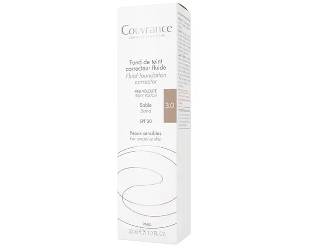Fond de ten fluid pentru ten normal-mixt Couvrance, Sable 3.0, Avene, 30 ml