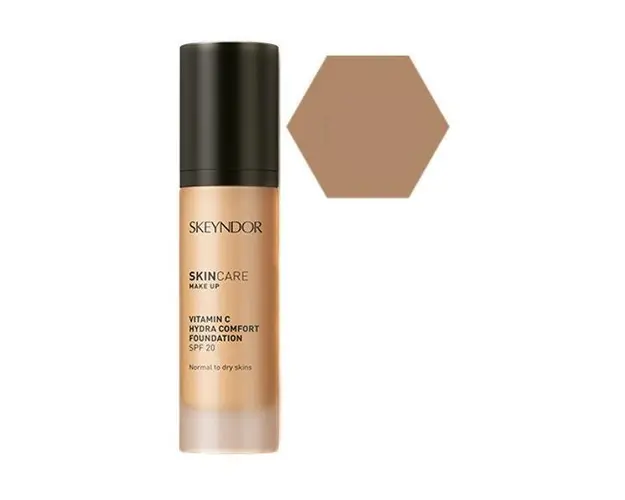 Fond de Ten Hidratant - Skeyndor Vitamin C Hydra Comfort Foundation, nuanta 04, 30ml