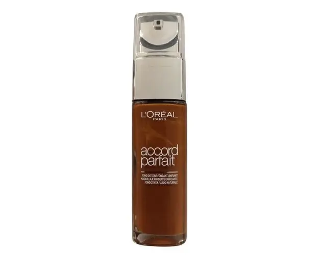Fond de Ten Infuzat cu Acid Hialuronic - L&#039;Oreal Paris Accord Parfait Maquillaje Fundente Unificante, nuanta 10.D/10.W Deep Golden, 30 ml