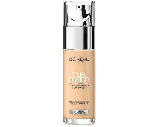 Fond de Ten Infuzat cu Acid Hialuronic - L&#039;Oreal Paris True Match, nuanta 1,5N Linen, 30 ml