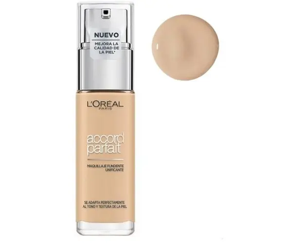 Fond de Ten - L&#039;Oreal Paris Accord Parfait, nuanta 3.5.N Peach, 30 ml