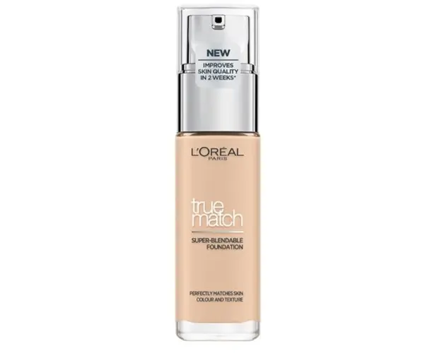 Fond de ten L&#039;oreal Paris True Match Super-Blendable Foundation nuanta 1.N Ivory, 30ml