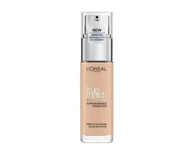 Fond de Ten - L&#039;Oreal Paris True Match Super-Blendable Foundation, nuanta 2D/2W Golden Almond, 30 ml