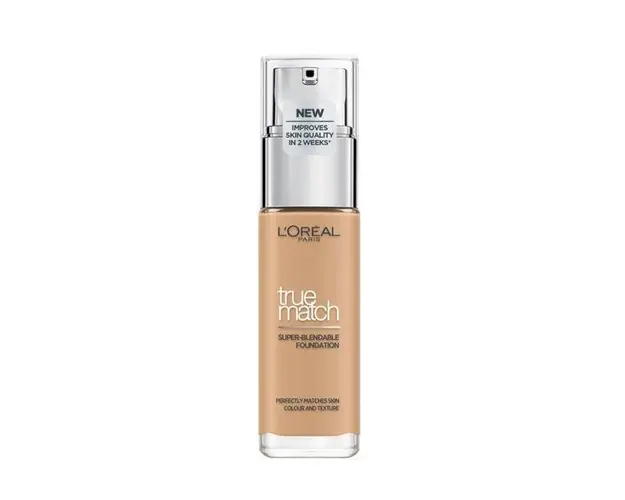 Fond de Ten - L&#039;Oreal Paris True Match Super-Blendable Foundation, nuanta 4.5N True Beige, 30 ml