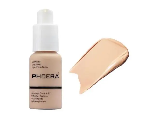 Fond de ten lichid matifiant Phoera Nude, 30ml acoperire mare