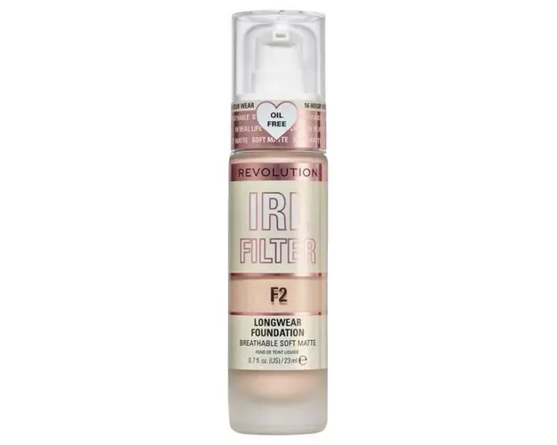 Fond de Ten - Makeup Revolution IRL Filter Longwear Foundation, nuanta F2, 23 ml