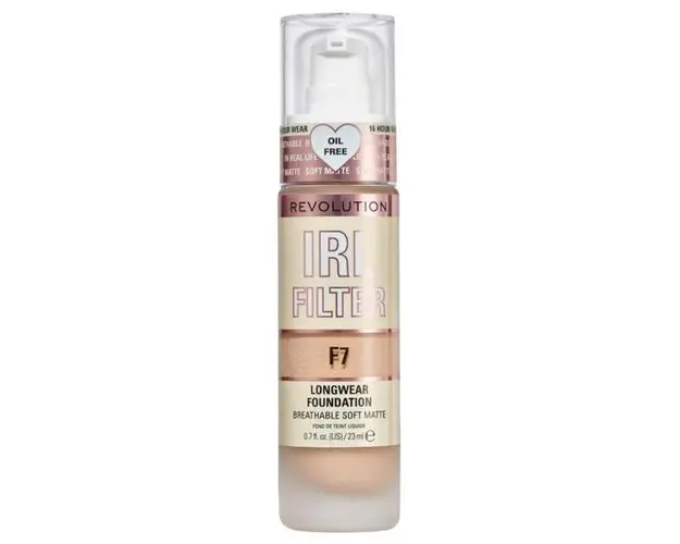 Fond de Ten - Makeup Revolution IRL Filter Longwear Foundation, nuanta F7, 23 ml