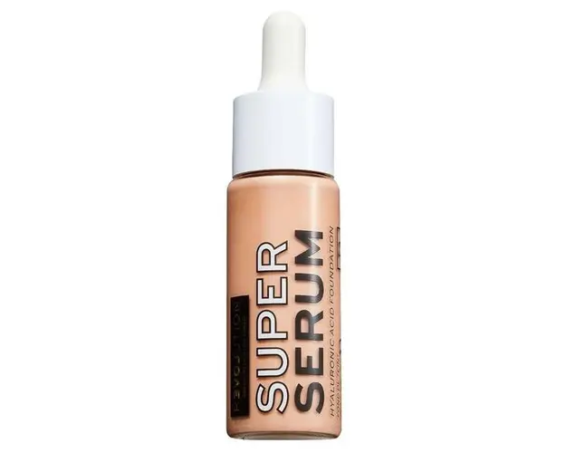 Fond de Ten - Makeup Revolution Relove Super Serum Foundation, nuanta F4, 25 ml