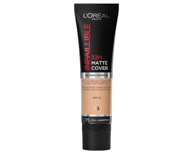 Fond de Ten Matifiant - L&#039;Oreal Paris Infaillible 32H Matte Cover, nuanta 175 Cool Undertone, 30 ml