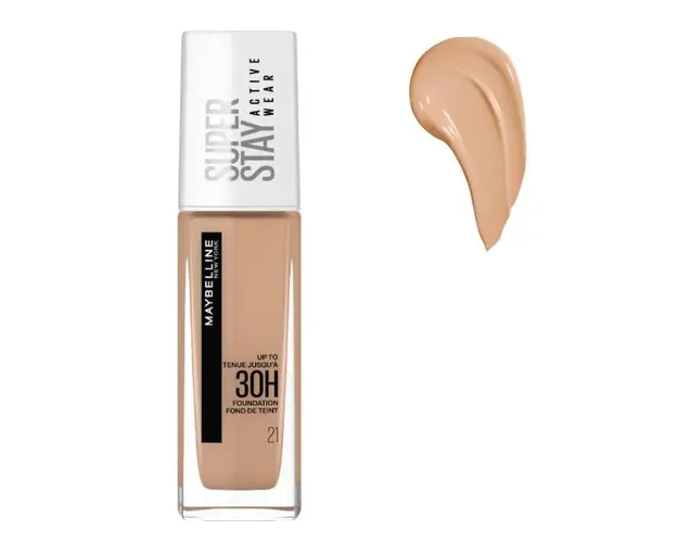Fond de Ten - Maybelline Superstay Active Wear 30h Foundation, nuanta 21 Nude Beige, 30 ml