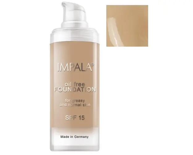 Fond de Ten pe Baza de Apa Impala, nuanta 4 Natural Beige, 30ml