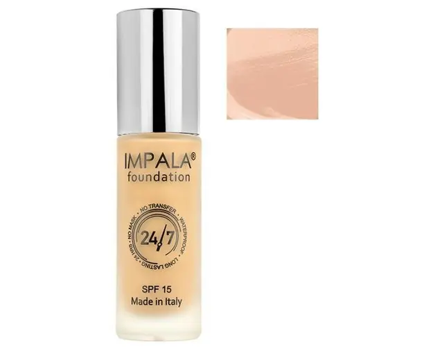 Fond de Ten Rezistent la Transfer cu SPF 15 Impala 24/7, nuanta 03 Light Ivory, 30ml