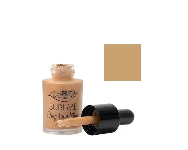 Fond de Ten Sublime Drop Foundation 04 PuroBio Cosmetics, 15ml