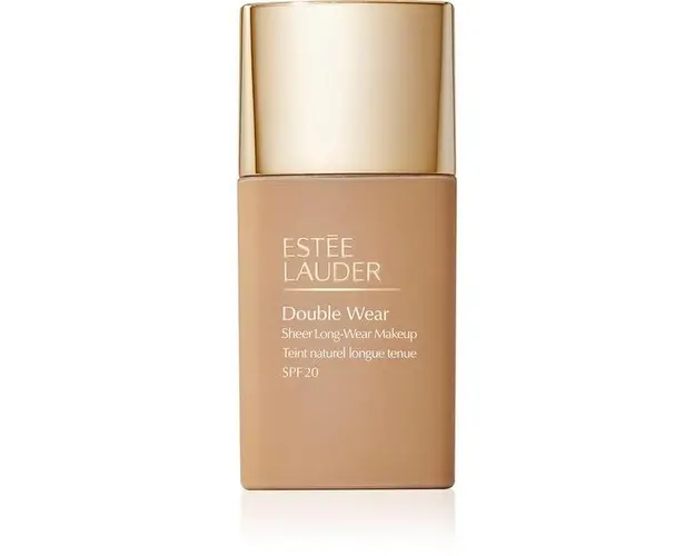 Fond de Ten Usor Matifiant - Estee Lauder Double Wear Sheer Long-Wear Makeup SPF 20, nuanta 3W1 Tawny, 30 ml