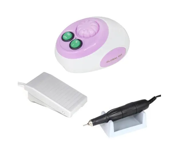 Freza electrica Global Fashion GF-107 80W 45000 prm, Liliac