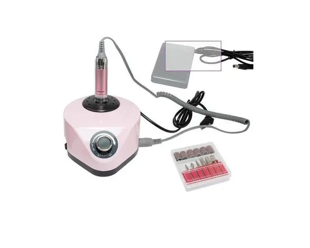 Freza electrica pentru unghii, 45000 rotatii, 65W, ZS-608, pink