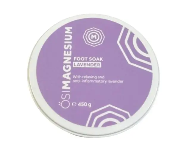 Fulgi de Baie cu Magneziu pentru Relaxarea Picioarelor - Foot Soak Lavender, OsiMagnesium, 450 g