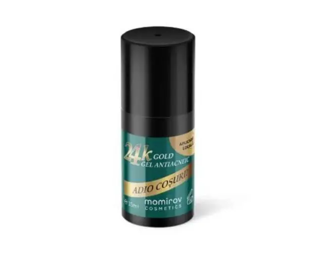 Gel antiacneic cu aplicare locala 24k, Momirov Cosmetics, 15ml