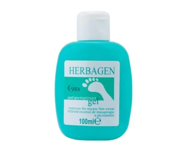 Gel Antiperspirant pentru Picioare Herbagen, 100ml