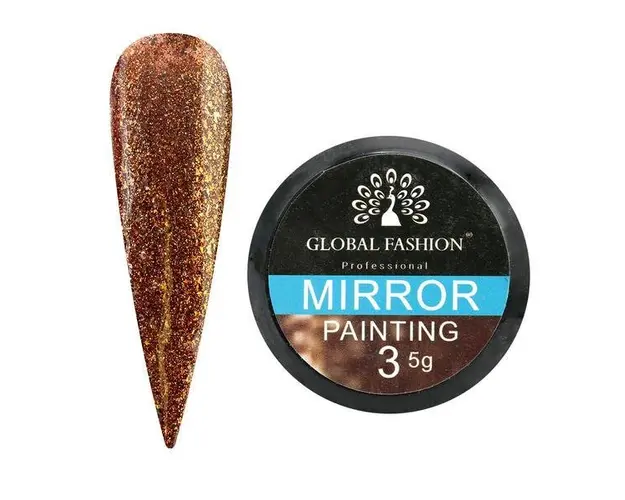 Gel color, Global Fashion, Mirror ,5 gr, Maro 03