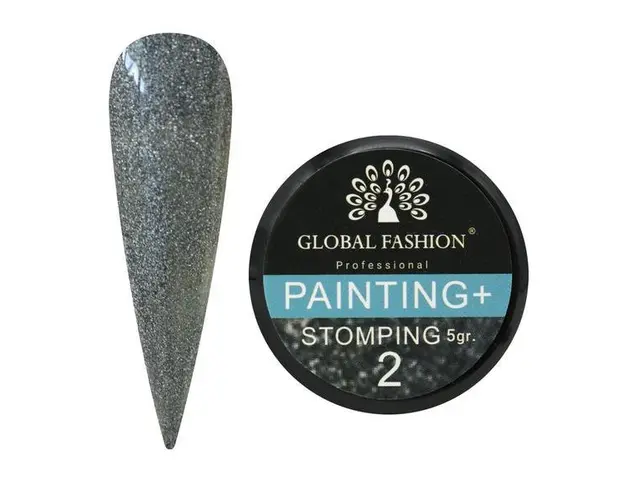 Gel Color pentru unghii, pictura si stampila, 5ml, Gri 02