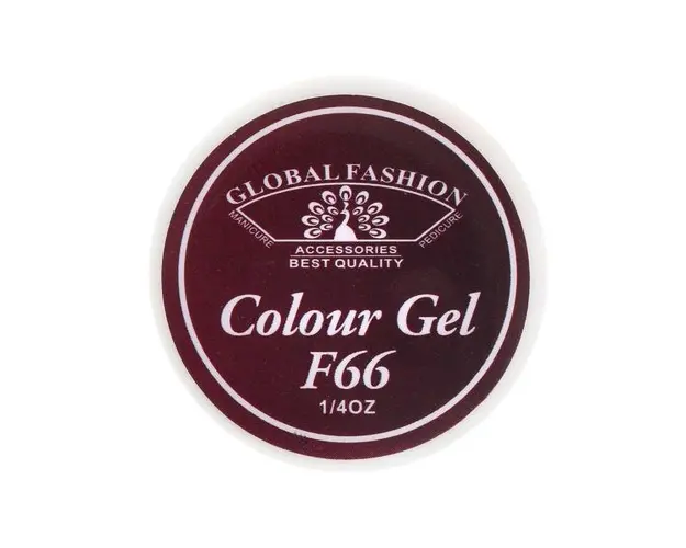 Gel color unghii, seria Rose Red, Global Fashion, 5gr, F66