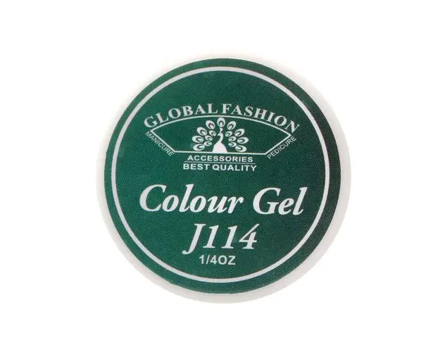 Gel color unghii, vopsea de arta, Distinguished Green, 5gr, J114