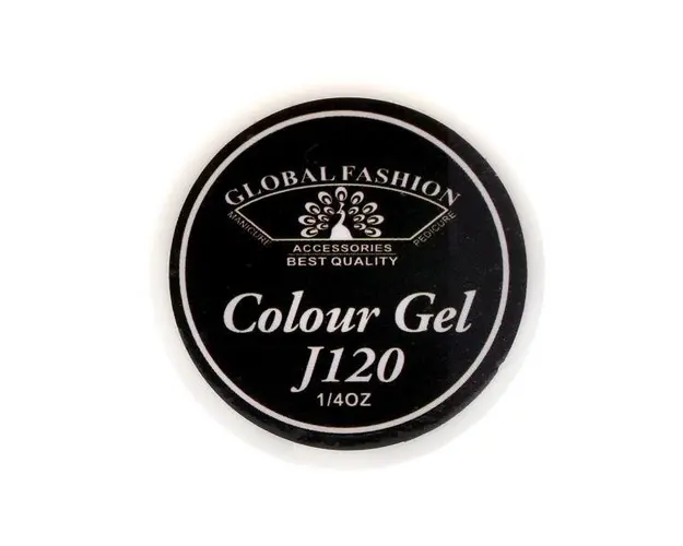 Gel color unghii, vopsea de arta, seria Distinguished Green, Global Fashion, 5gr, J120