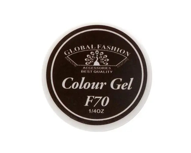 Gel color unghii, vopsea de arta, seria Rose Red, Global Fashion, 5gr, F70