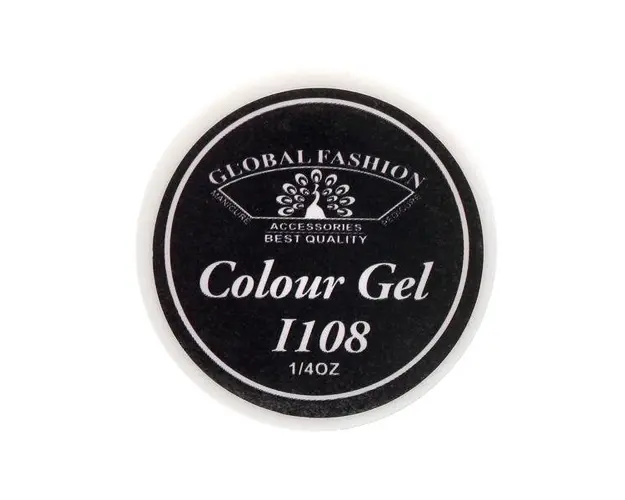 Gel color unghii, vopsea de arta, seria Royal Blue, Global Fashion, 5gr, I108
