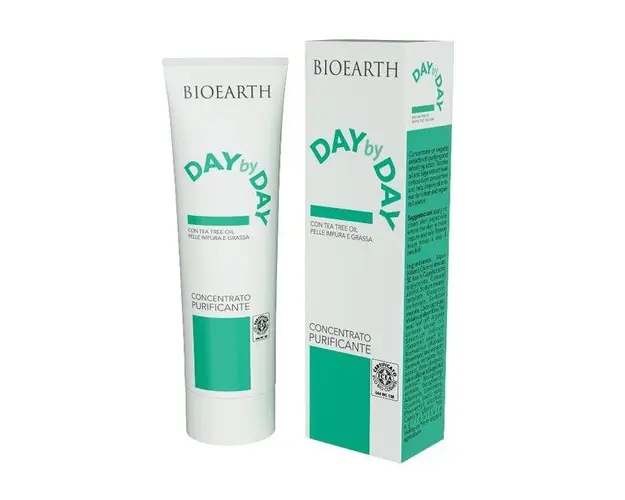 Gel Concentrat pentru Ten Gras si Impur Day by Day Bioearth, 15 ml