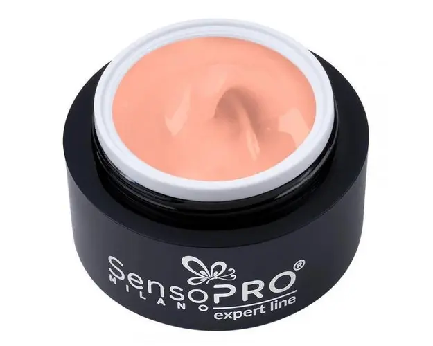Gel Constructie Unghii Expert Line SensoPro Milano - Peach 15 ml