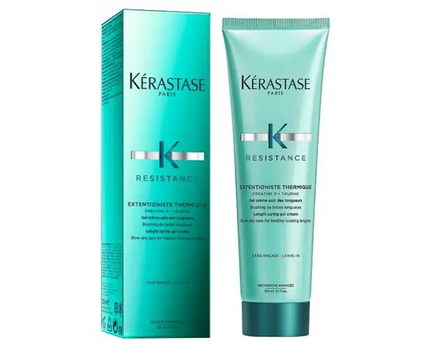 Gel-Crema de Protectie Termica pentru Par Lung - Kerastase Resistance Extentioniste Thermique Length Caring Gel Cream, 150ml