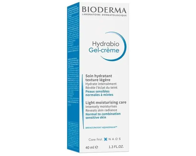 Gel crema pentru piele sensibila normala sau mixta Hydrabio, Bioderma, 40 ml