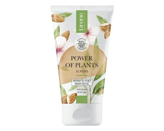 Gel cremos pentru curatare faciala Lirene Power of Plants, 150ml