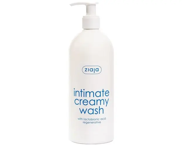Gel Cremos pentru Igiena Intima cu Acid Lactobionic/ Regenerativ - Ziaja Intimate Creamy Wash, 500 ml