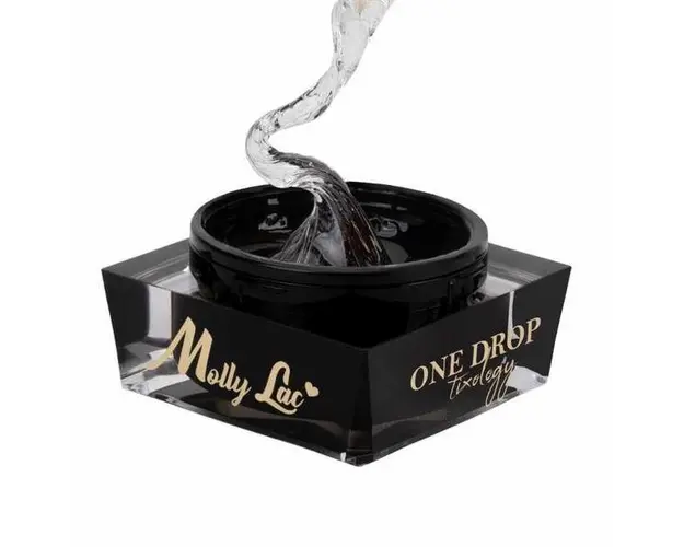 Gel de constructie cu tixotropie MollyLac One Drop Tixology Ice Glass 15 g