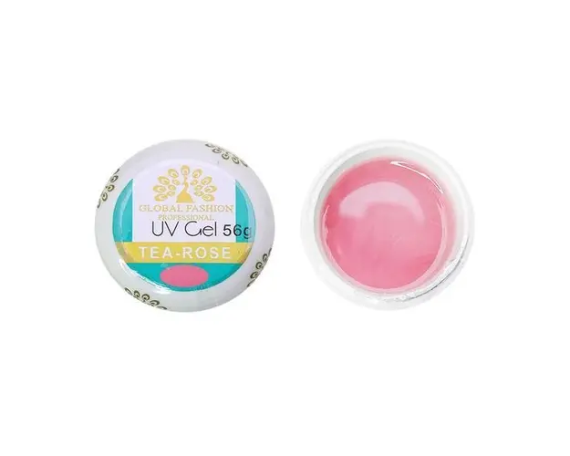 Gel de constructie pentru unghii, cover, UV Gel Tea Rose, 56 gr