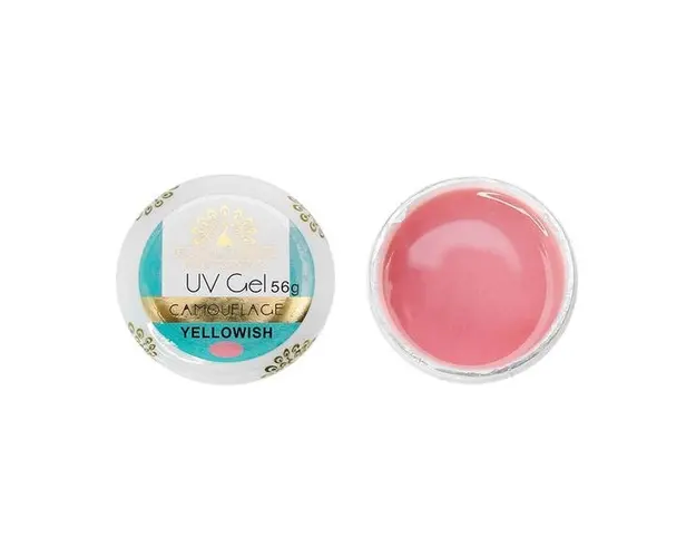Gel de constructie pentru unghii, cover, UV Gel Yellowish, 56 gr