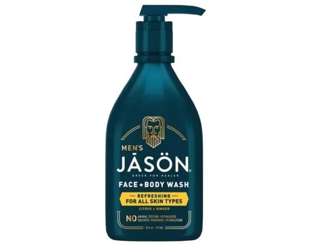 Gel de Curatare 2 in 1 pentru Fata si Corp - Jason Refreshing Face + Body Wash, 473 ml