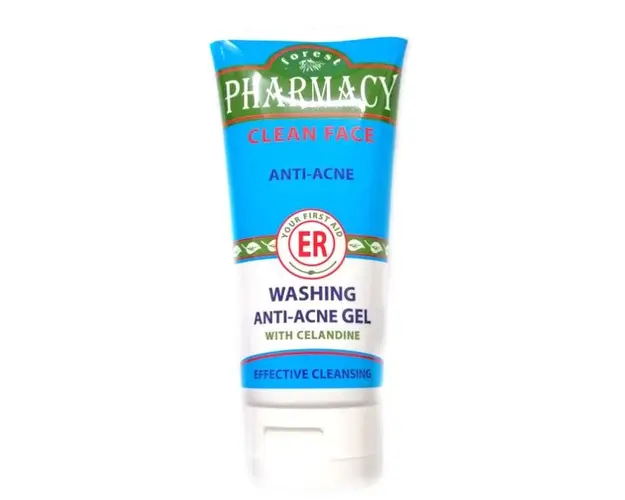 Gel de curatare antiacneic Farmacia Padurii - Gel Nettoyant Anti Acne Pharmacy Rosa Impex - 100 ml