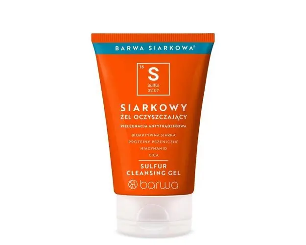 Gel de curatare faciala cu sulf, Barwa Cosmetics. 120 ml