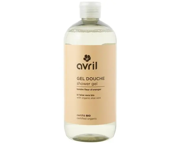 Gel de Dus Bio cu Flori de Portocale - Avril Shower Gel, 500 ml