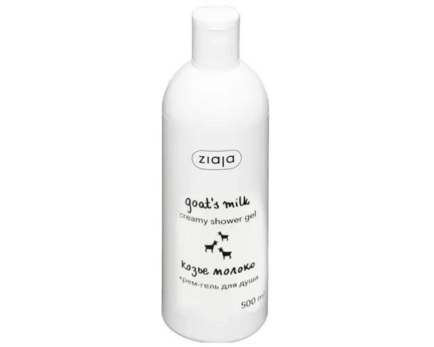 Gel de Dus cu Lapte de Capra - Ziaja Goat`s Milk Creamy Shower Gel, 500 ml